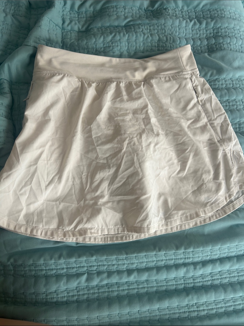 White Athletic Skort